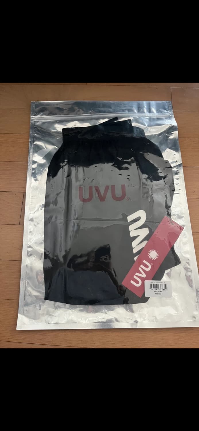 UVU 스플릿 쇼츠 블랙 M(새상품) 상품이미지1
