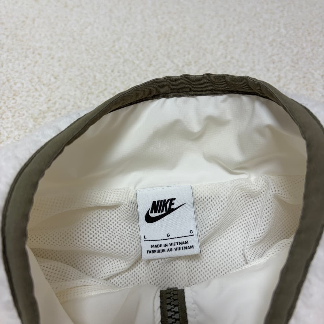 나이키 크림 하이넥 반집업 후리스 L 상품이미지5