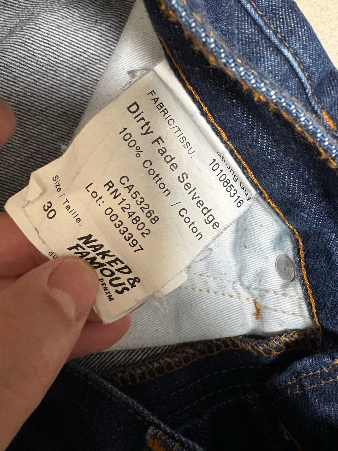 네이키드앤페이머스 스트롱가이 30사이즈 상품이미지3