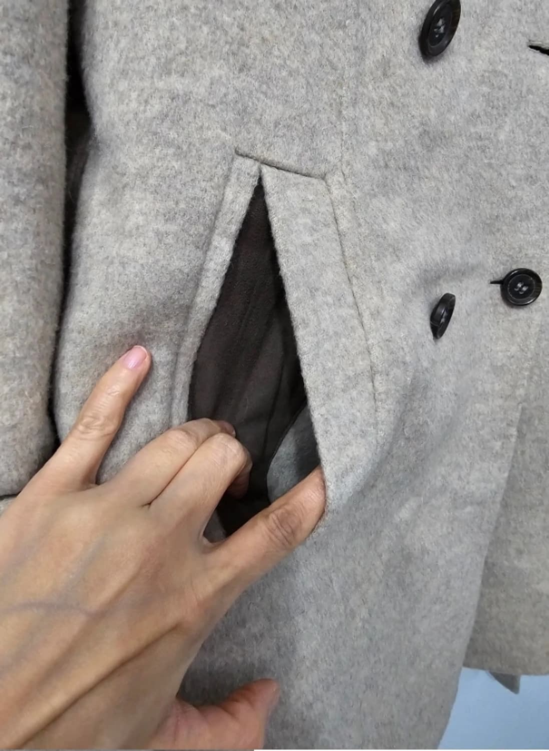 한섬 미샤 폭스 퍼 코트 ~55반 상품이미지7