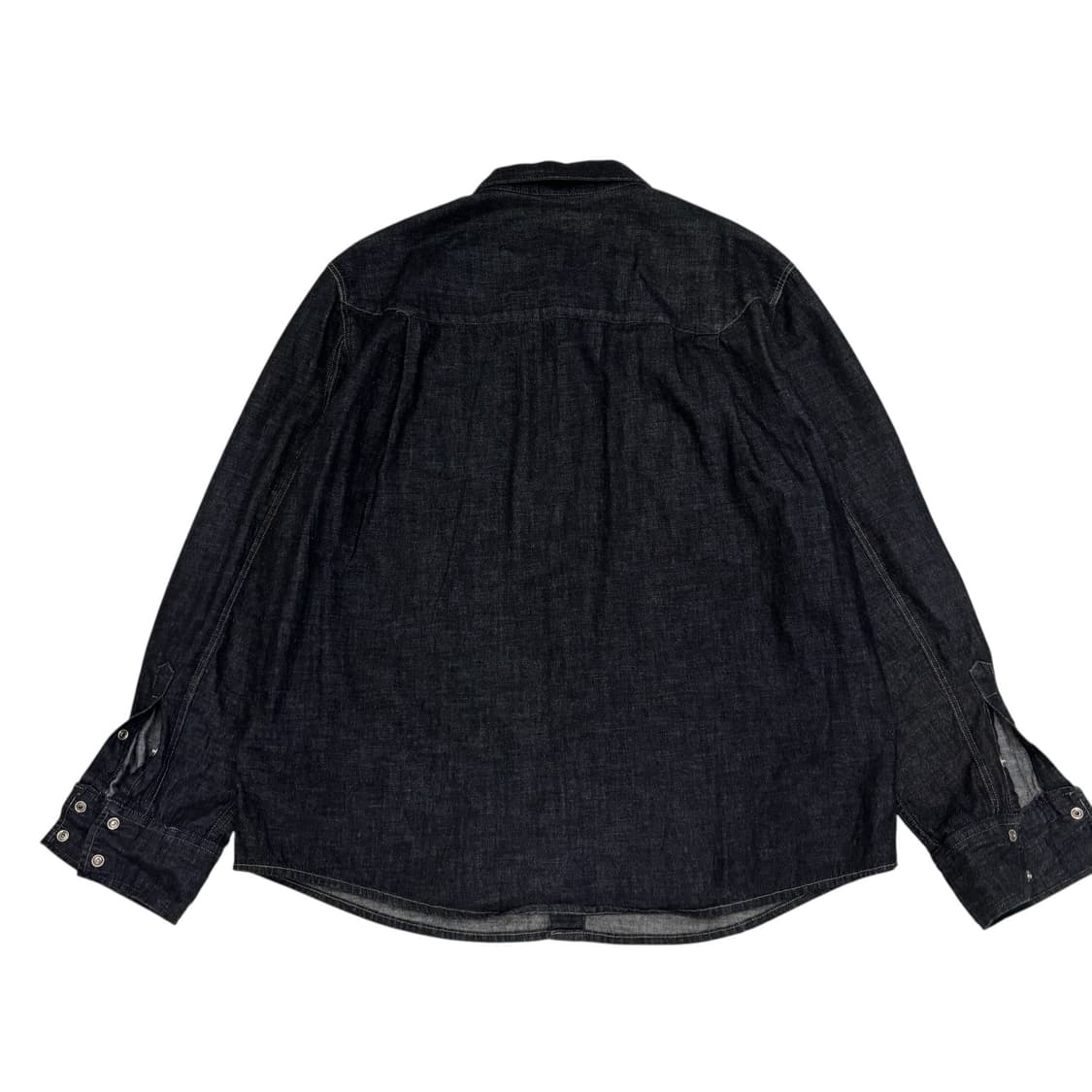 엘무드 인디고 데님 웨스턴 셔츠 상품이미지5