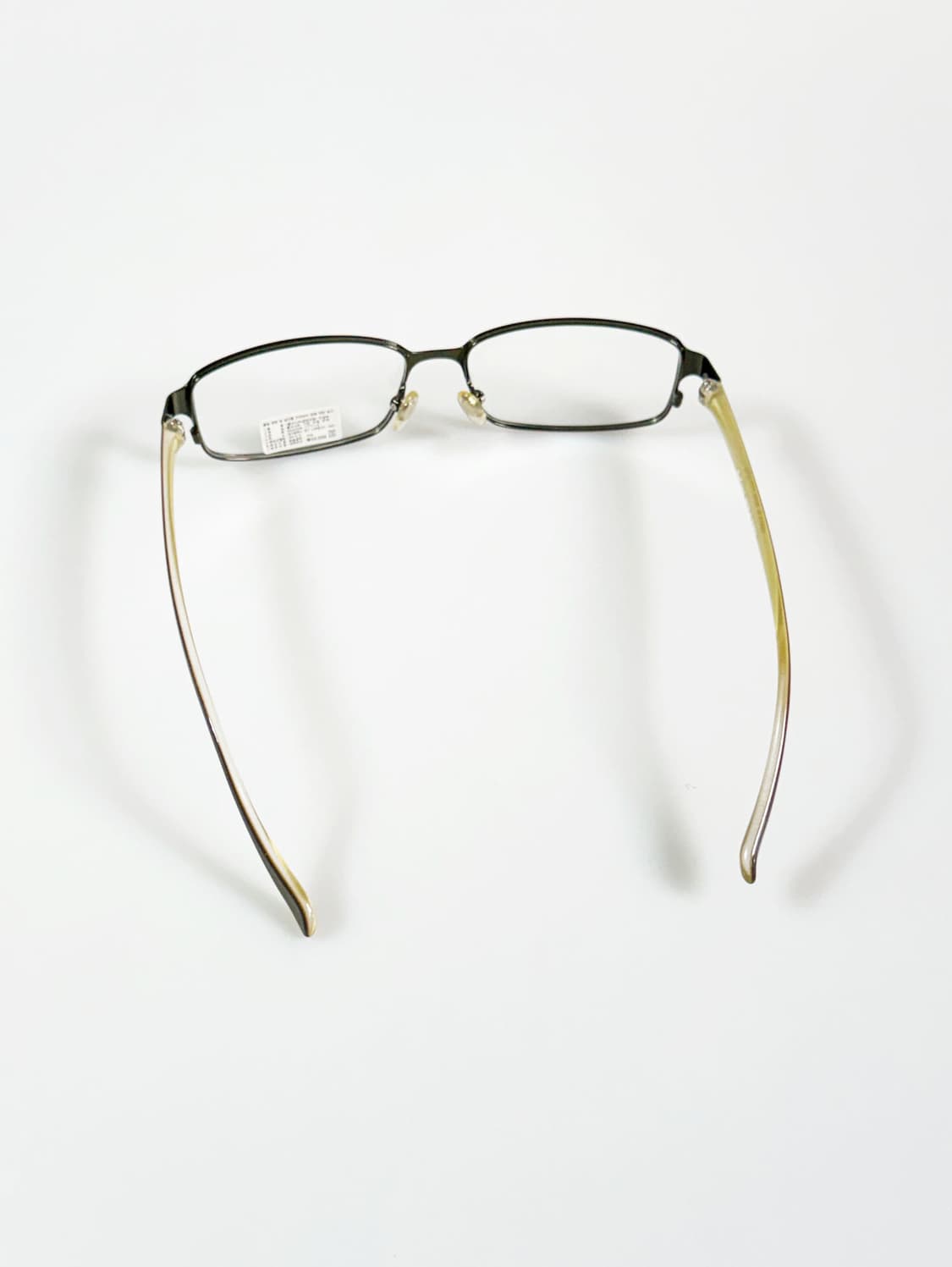 EPILOGUE 슬림 스퀘어 메탈 프레임 빈티지 안경 상품이미지5