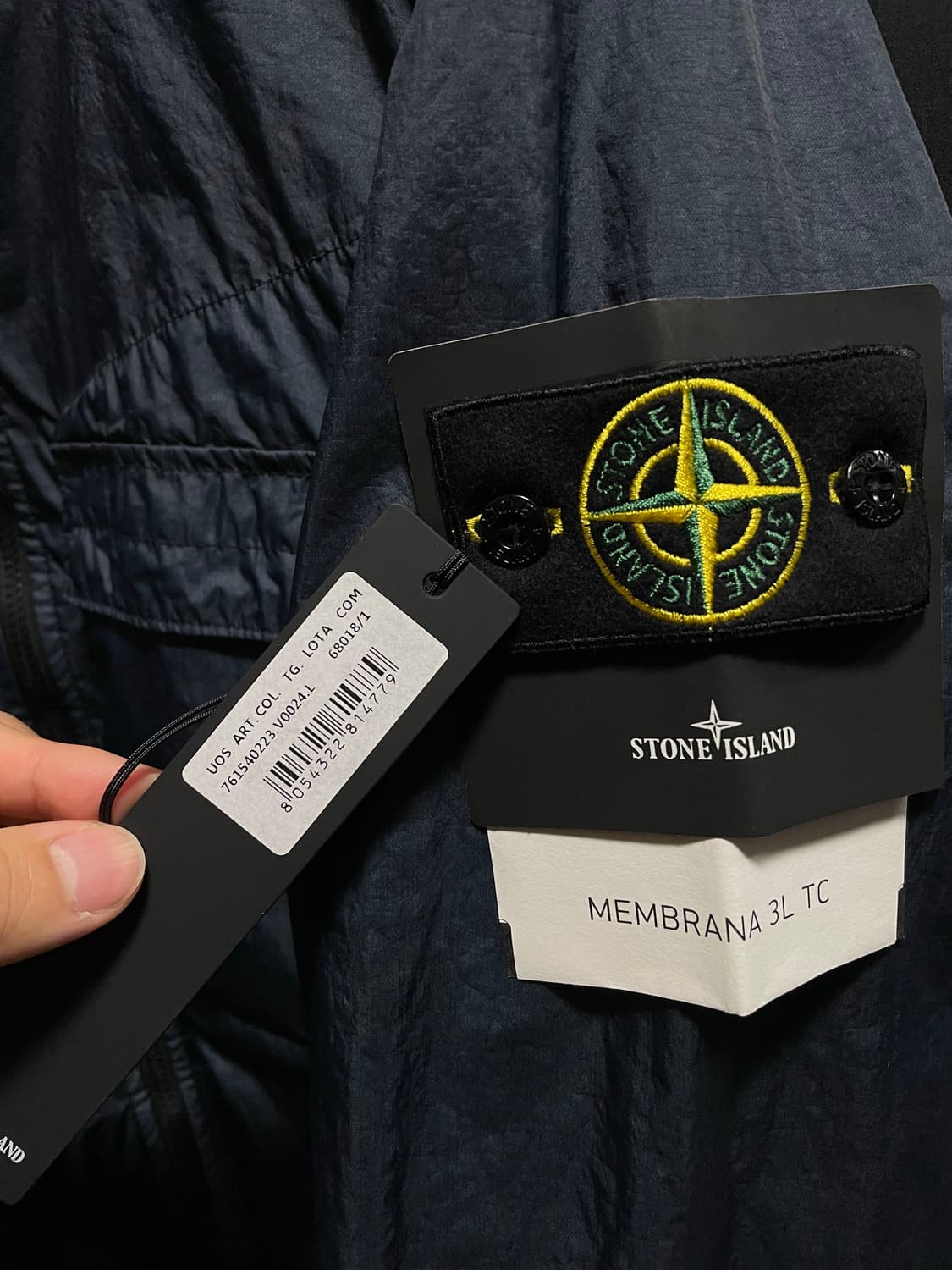 [L]스톤아일랜드 멤브라나 3L TC 자켓 상품이미지3