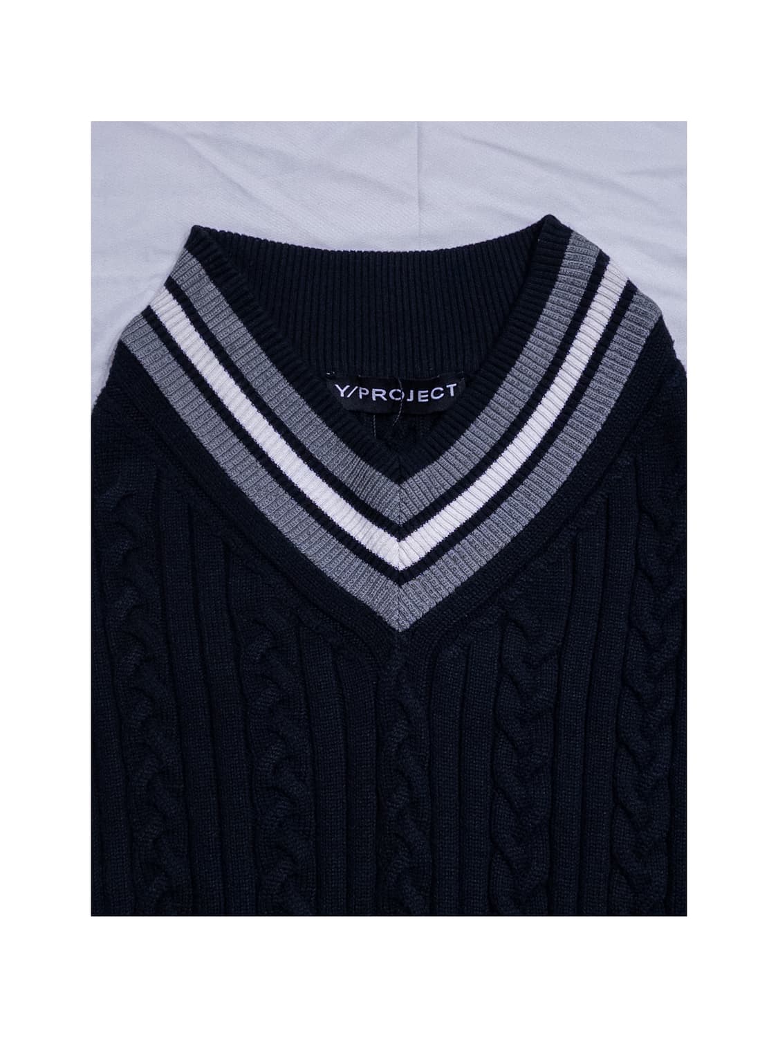 Y/Project Varsity Cable Knit Skirt 19ss 상품이미지4