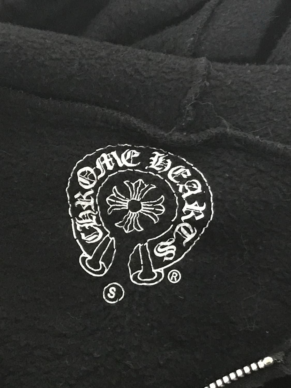 크롬하츠 후드집업 s USA 백 프린팅 후드 블랙 (ch크로스패치) 상품이미지3