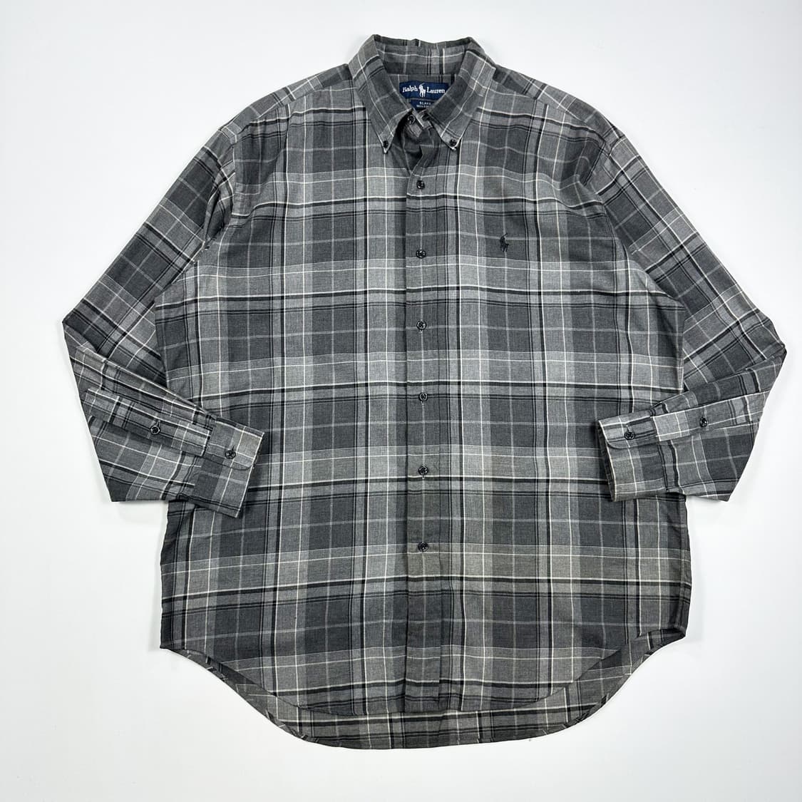폴로 랄프로렌 포니 재팬 차콜 체크셔츠 (L) 상품이미지2