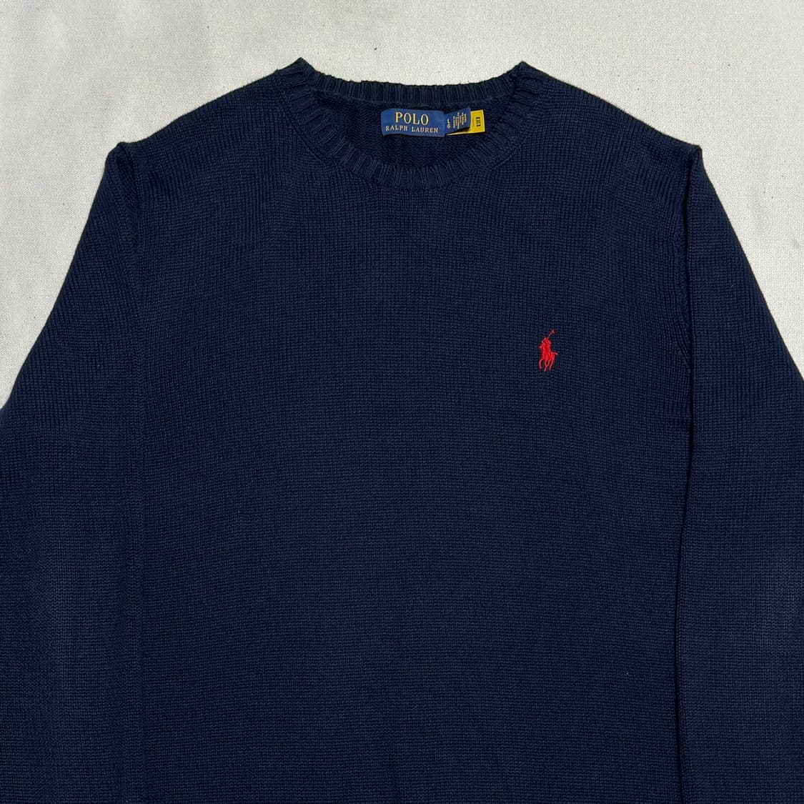 L 폴로랄프로렌 네이비 코튼 니트 상품이미지1