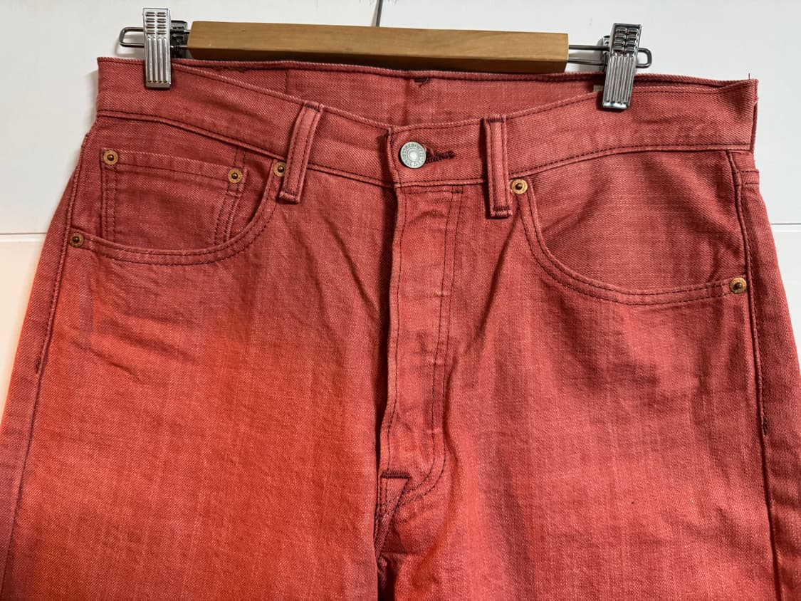 화이트 오크 콘밀 데님 리바이스 501 / 32x 32 상품이미지2