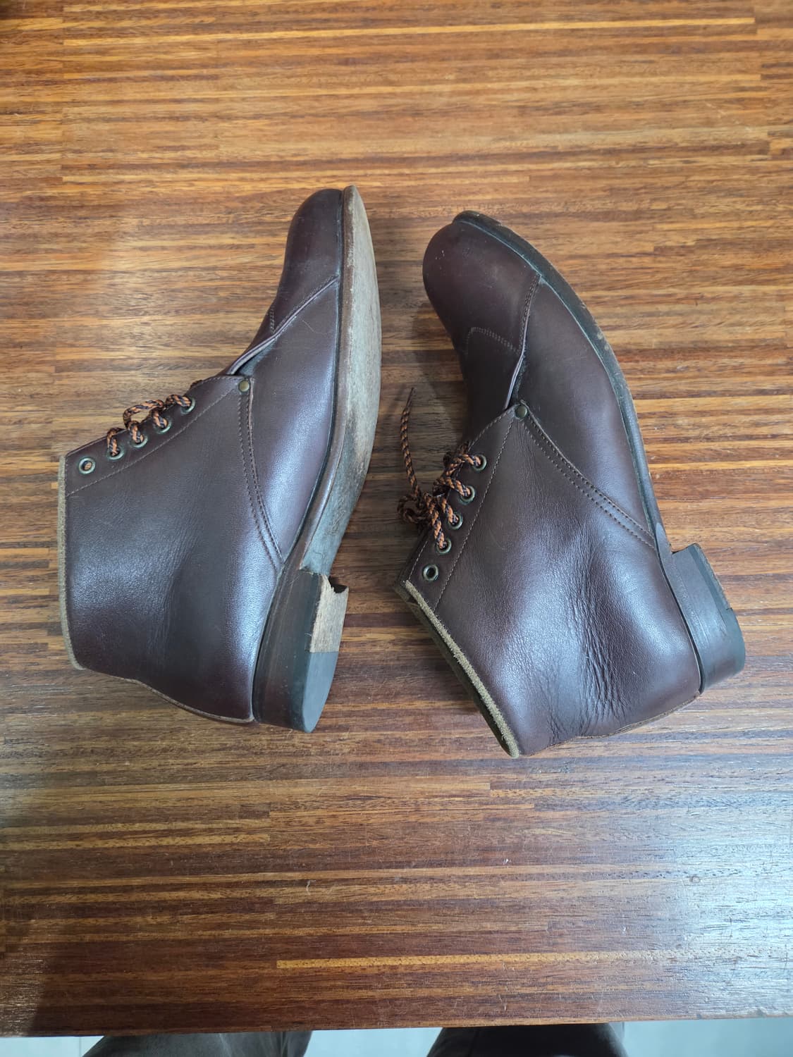 커스텀멜로우 빈티지 드레스 미드 가죽부츠 265 상품이미지1