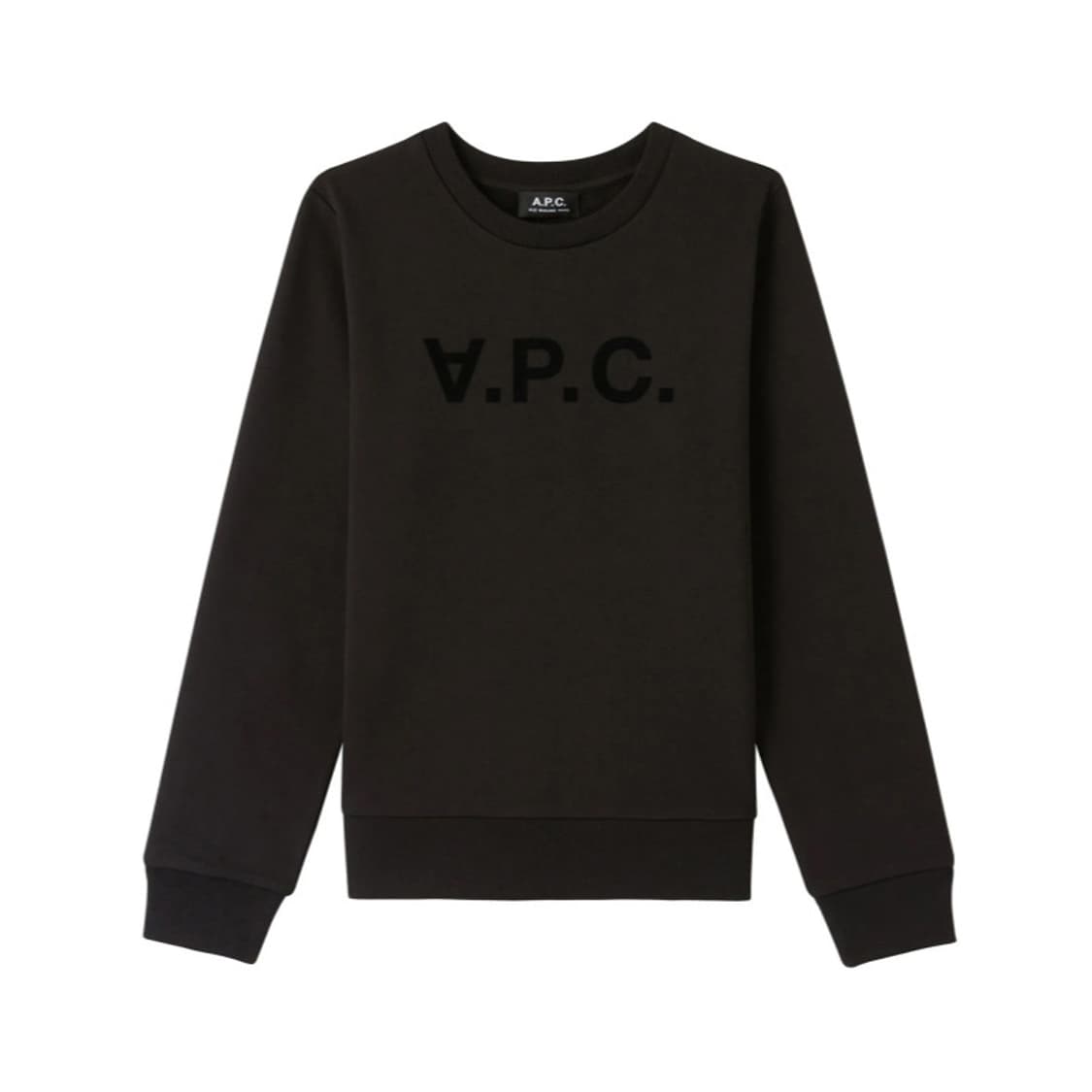 A.P.C 아페쎄 벨벳 로고 맨투맨 (S) 상품이미지1