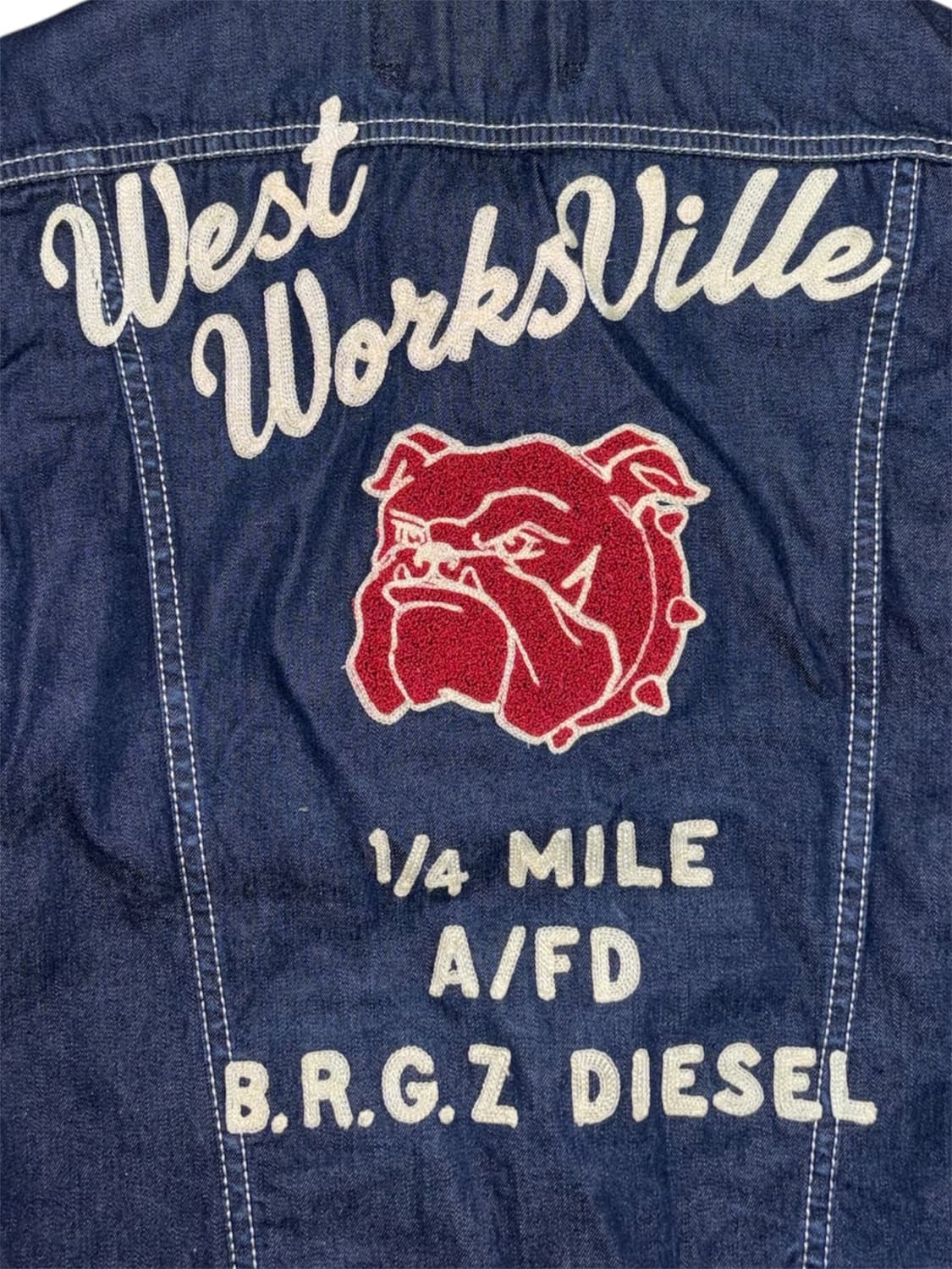 Diesel 디젤 스티치 데님 자켓 상품이미지7