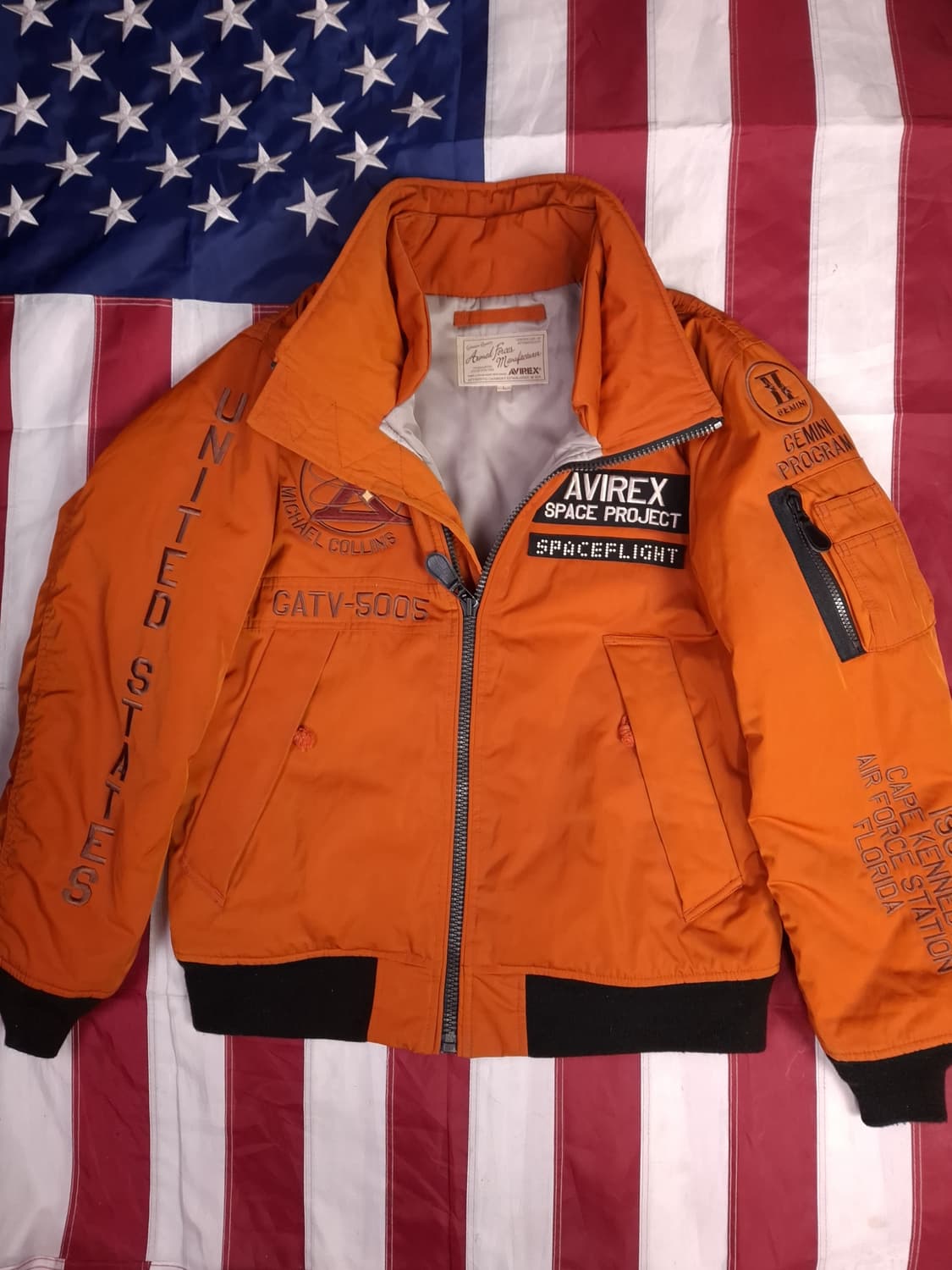 오리지날 아비렉스 우주항공탐사 항공자켓 상품이미지3