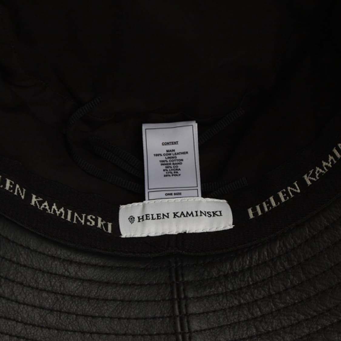 헬렌 카민스키 블랙 램스킨 모자 57 상품이미지4
