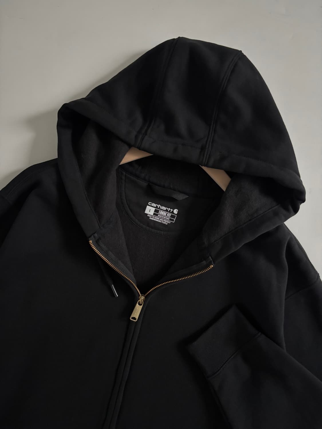 Carhartt 칼하트 블랙컬러 후드집업 상품이미지3