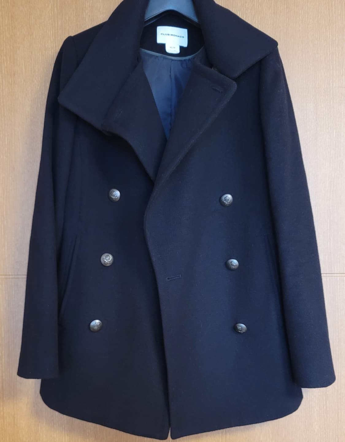 클럽모나코 울100 피코트 여성 아우터 하프코트 다크네이비 상품이미지1