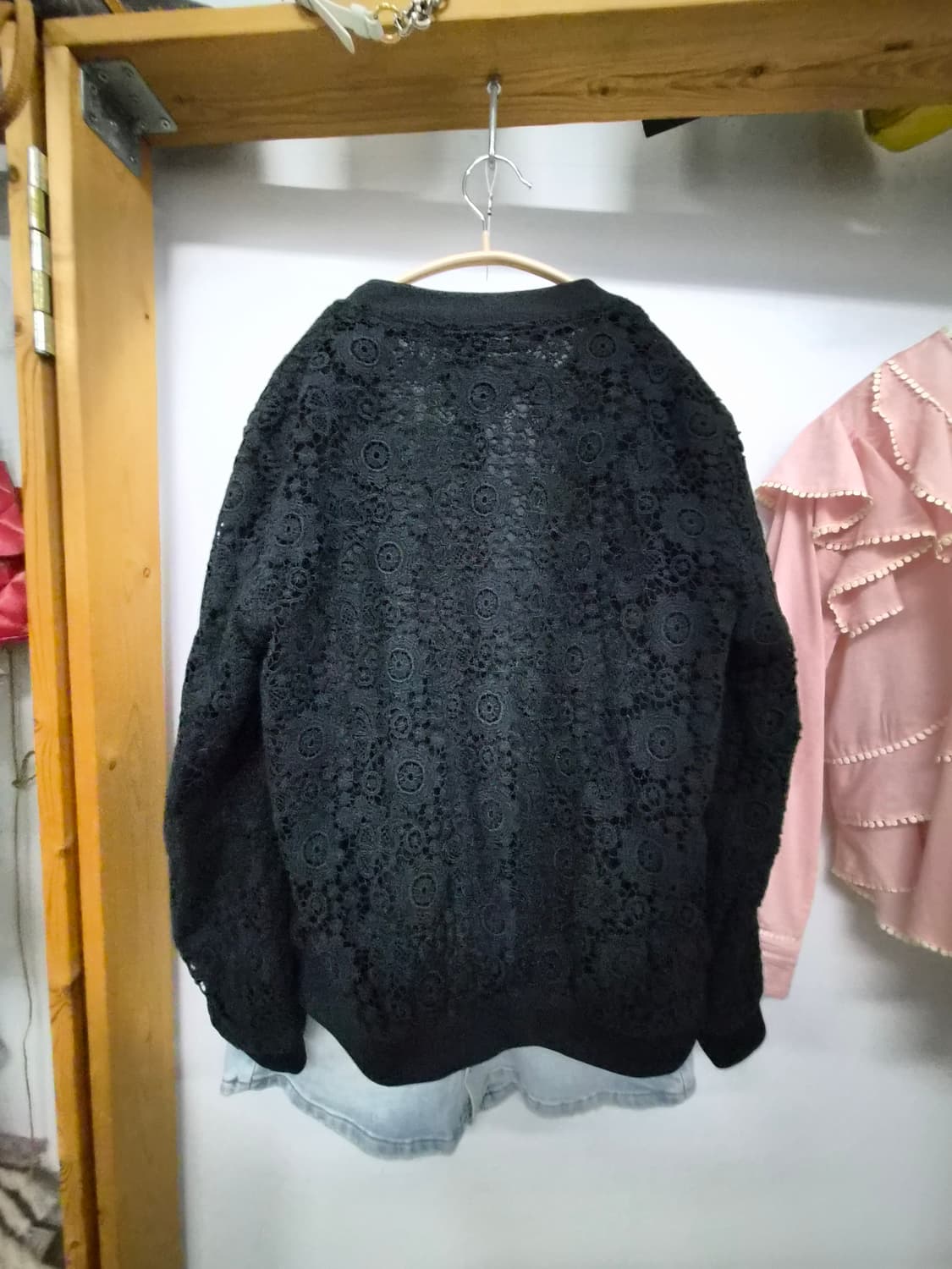 시에로 레이스 블루종 집업 점퍼 상품이미지7