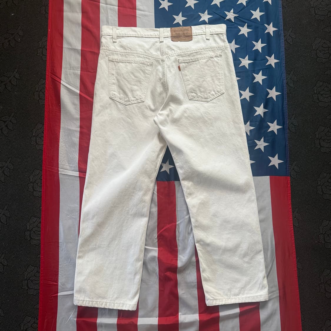 [70~80s] Levi's 리바이스 오렌지탭 화이트 데님 팬츠 -3 상품이미지4