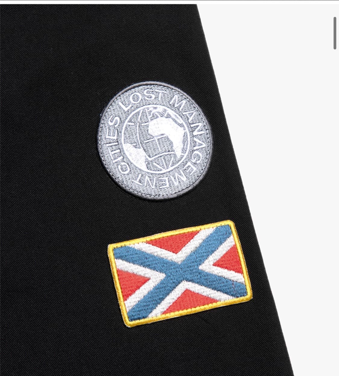 LMC 패치 워크 자켓 블랙 상품이미지5