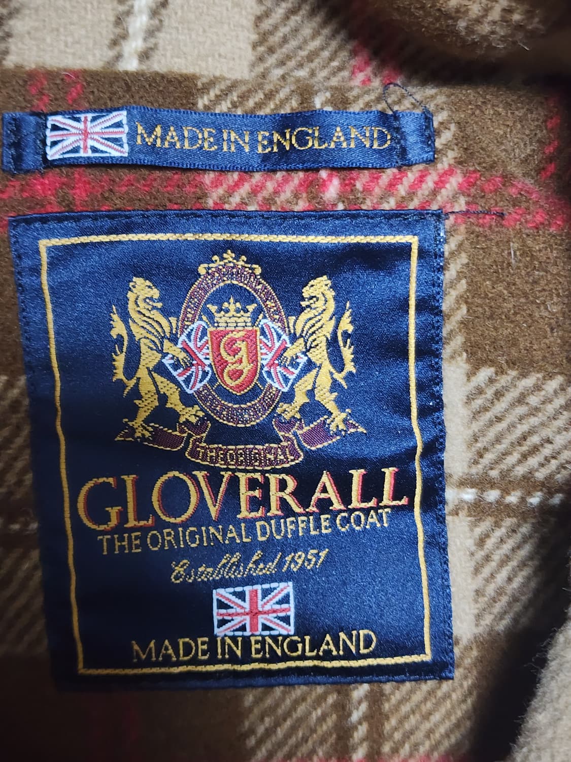 GLOVERALL Made in England 오리지널 더플코트 상품이미지6