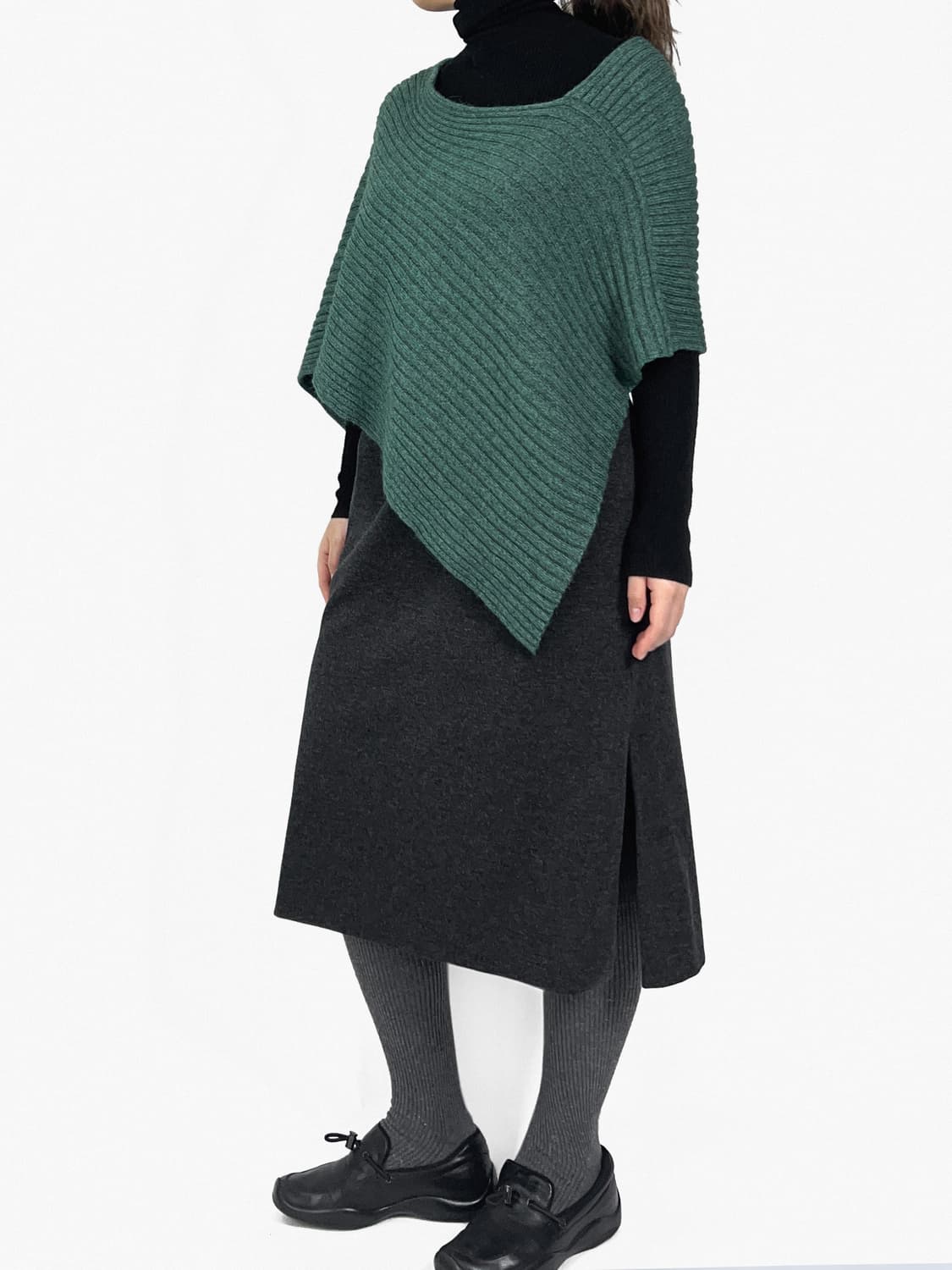 Agnes B. alpaca poncho 상품이미지4