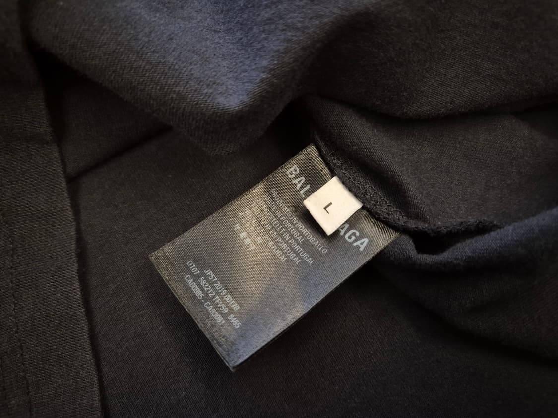 19ss BALENCIAGA 글로시 핑크 로고 티셔츠 상품이미지6