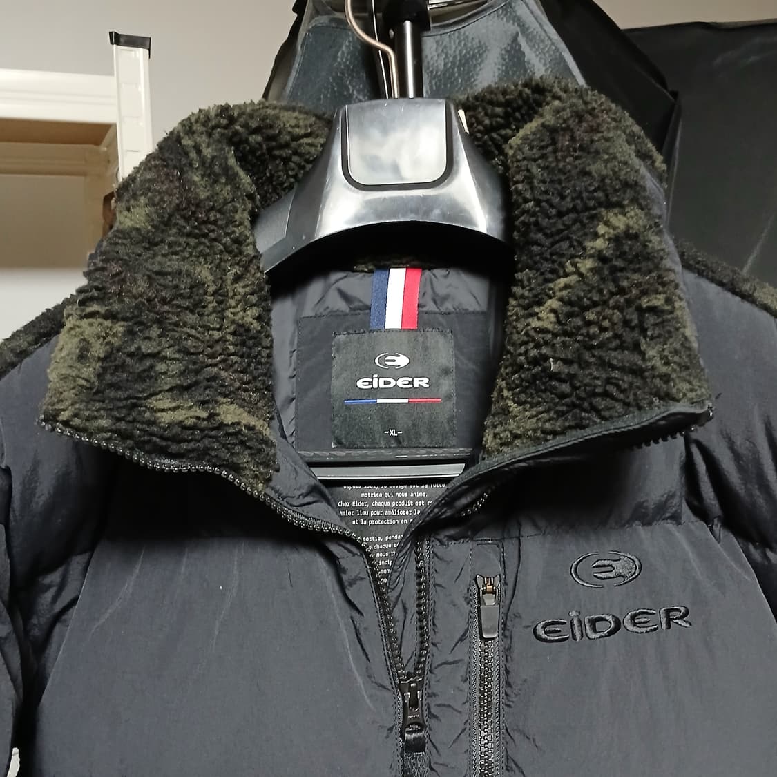 elder 아이더 카모 개구리 바스락 다운 패딩 후리스 자켓 상품이미지6