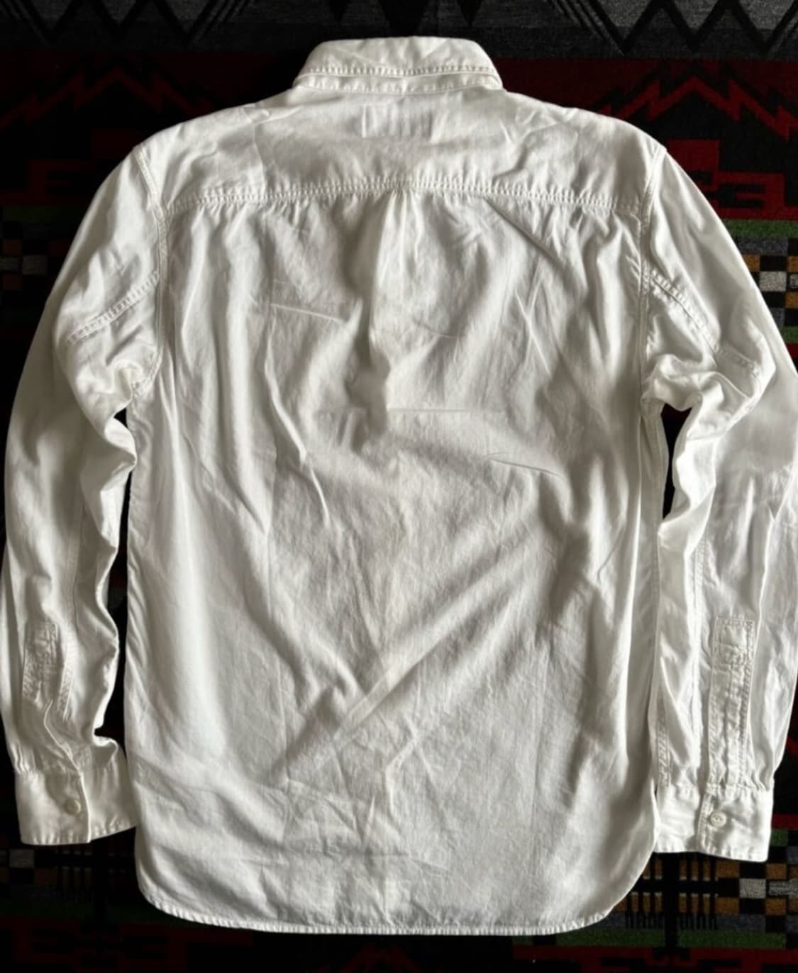 더블알엘 RRL 화이트 레일맨 워크셔츠 S 상품이미지6