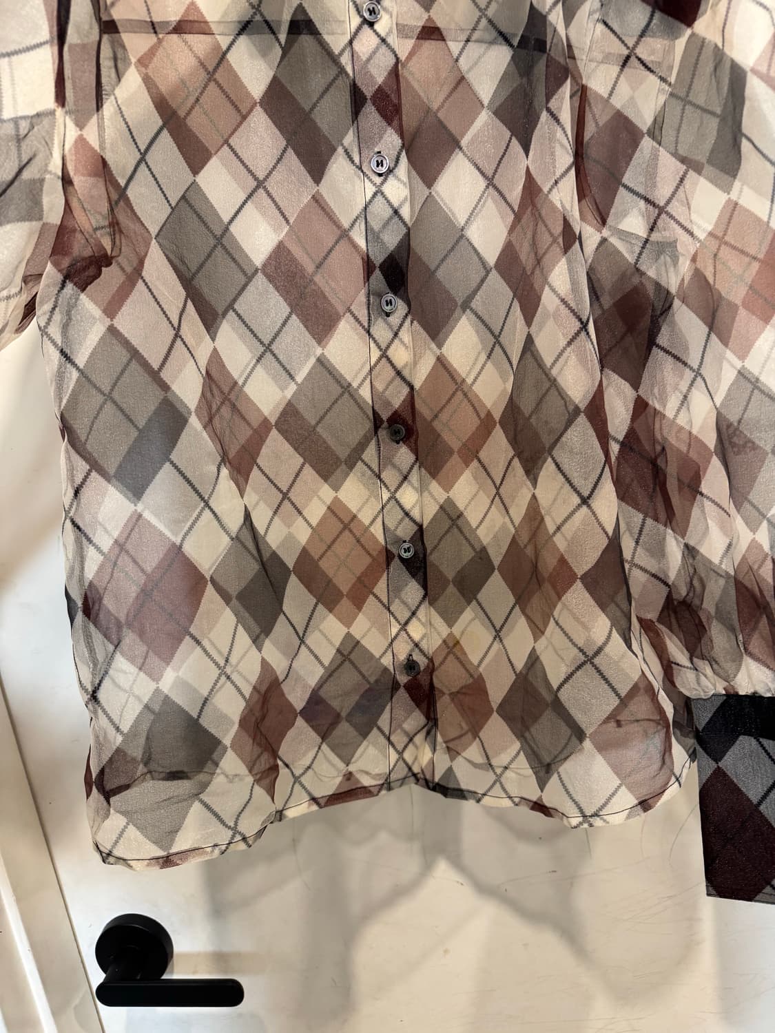 서쿠키 시스루 블라우스 상품이미지8