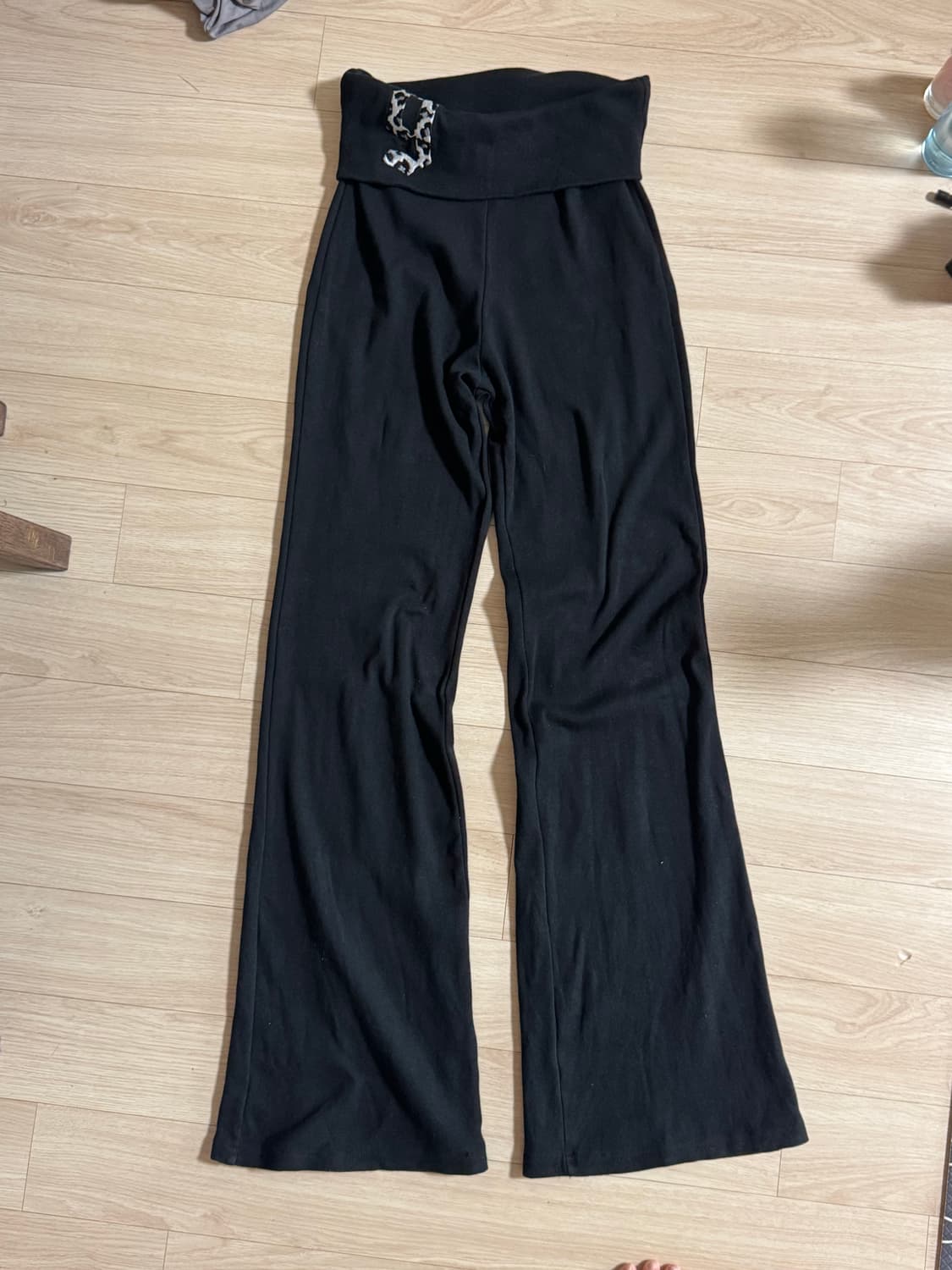 걸스라잌미돈크라이 002 호피 부츠컷팬츠 상품이미지7