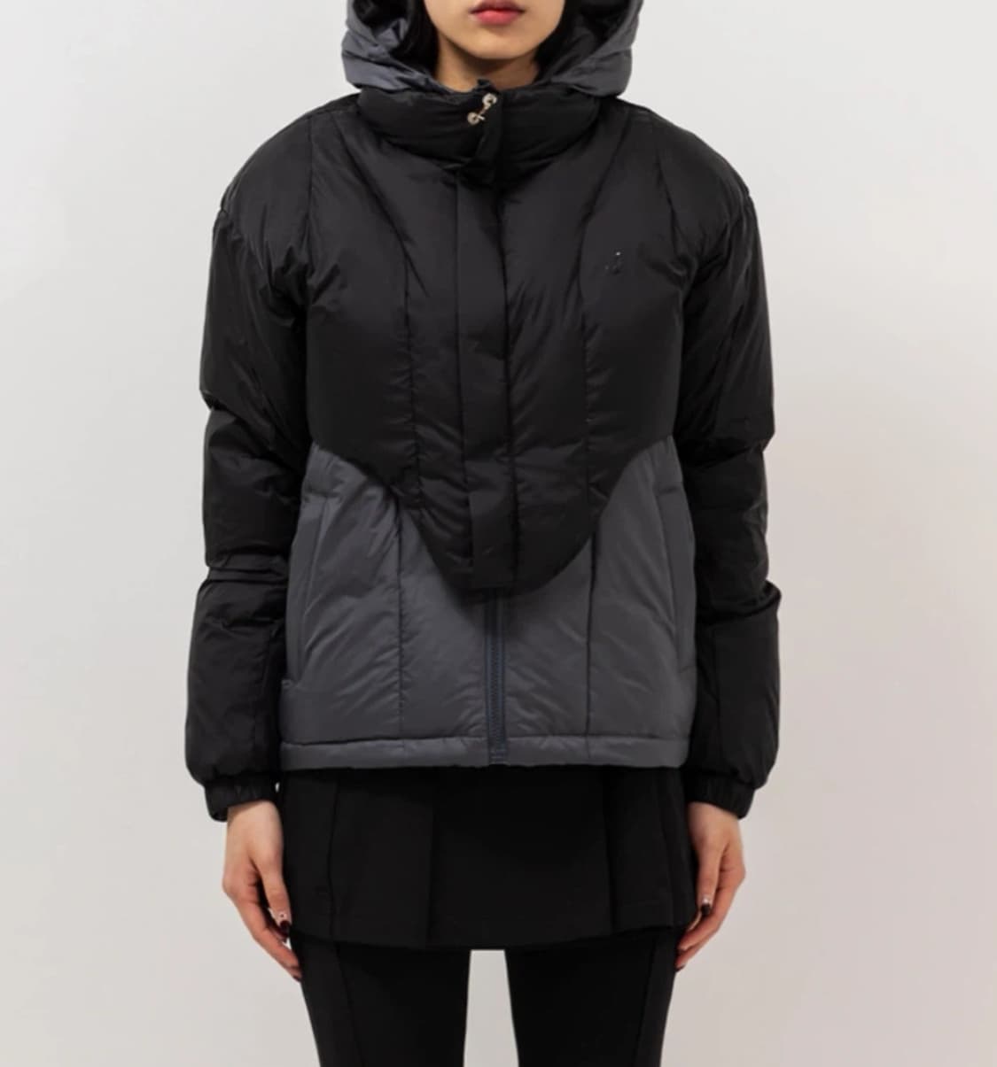 오호스 레이어드 볼레로 다운 재킷 패딩 상품이미지3