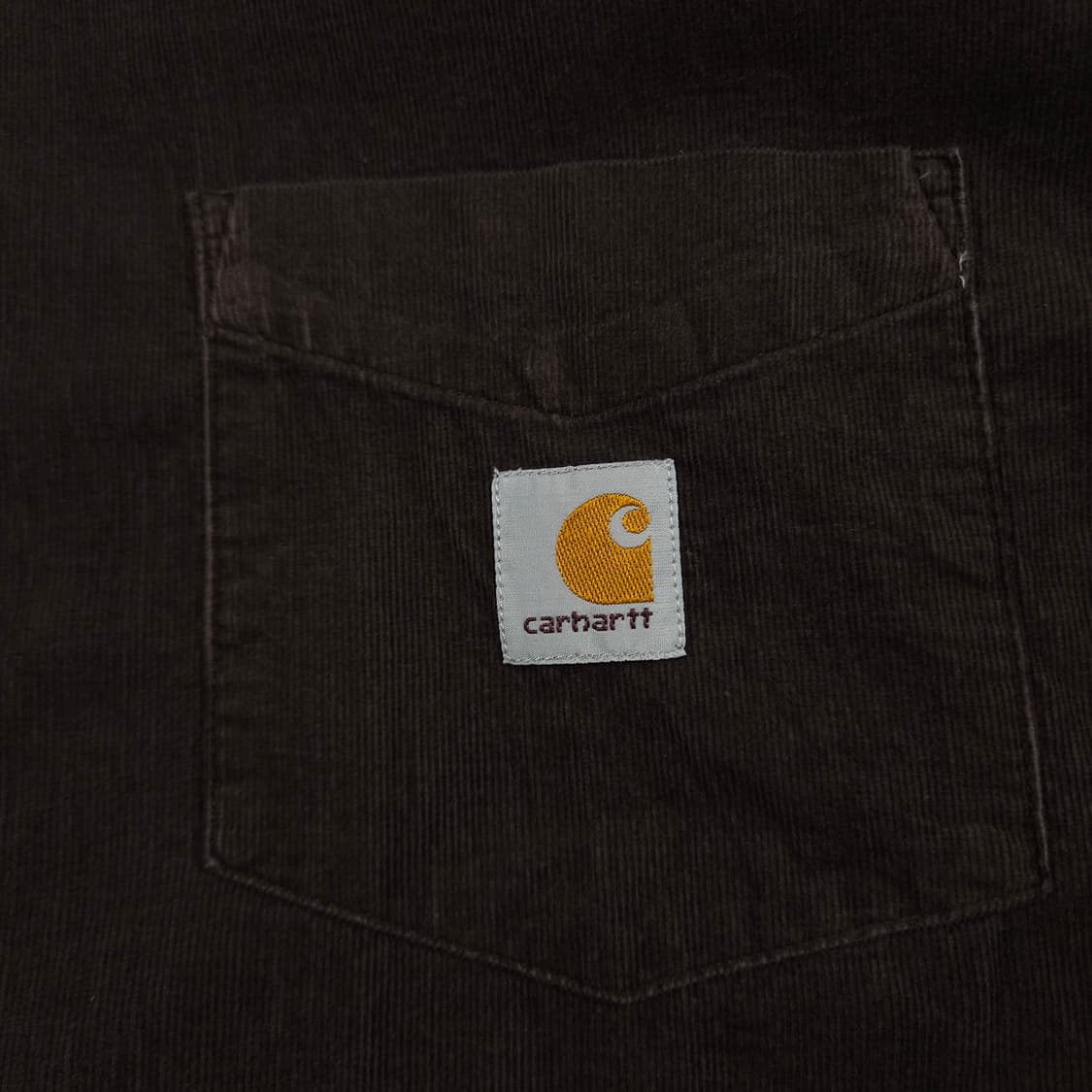 XL(105) 칼하트 리워크 코듀로이셔츠 초코브라운 상품이미지3