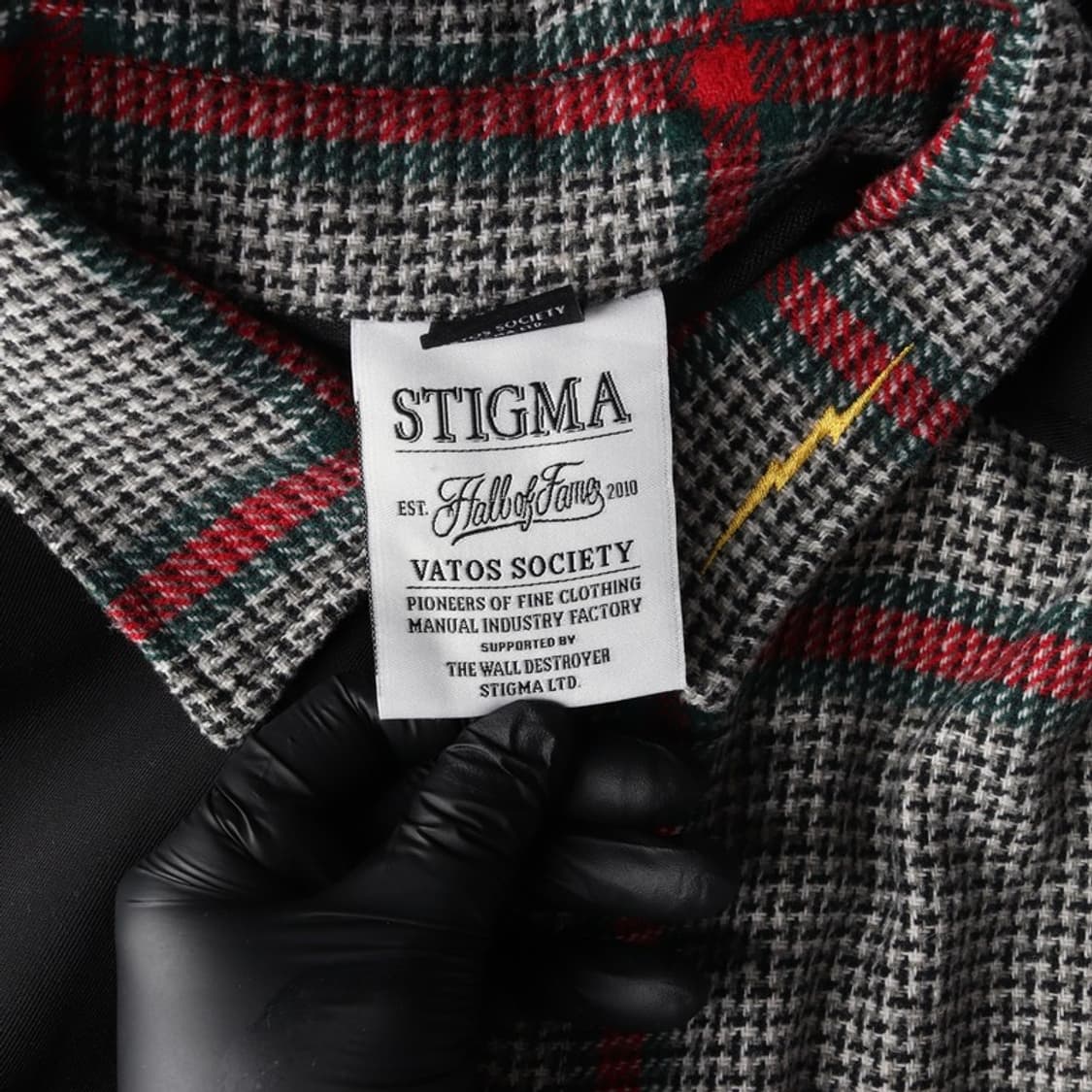 스티그마 바토스 소사이어티 배색 체크 셔츠 XL 상품이미지5