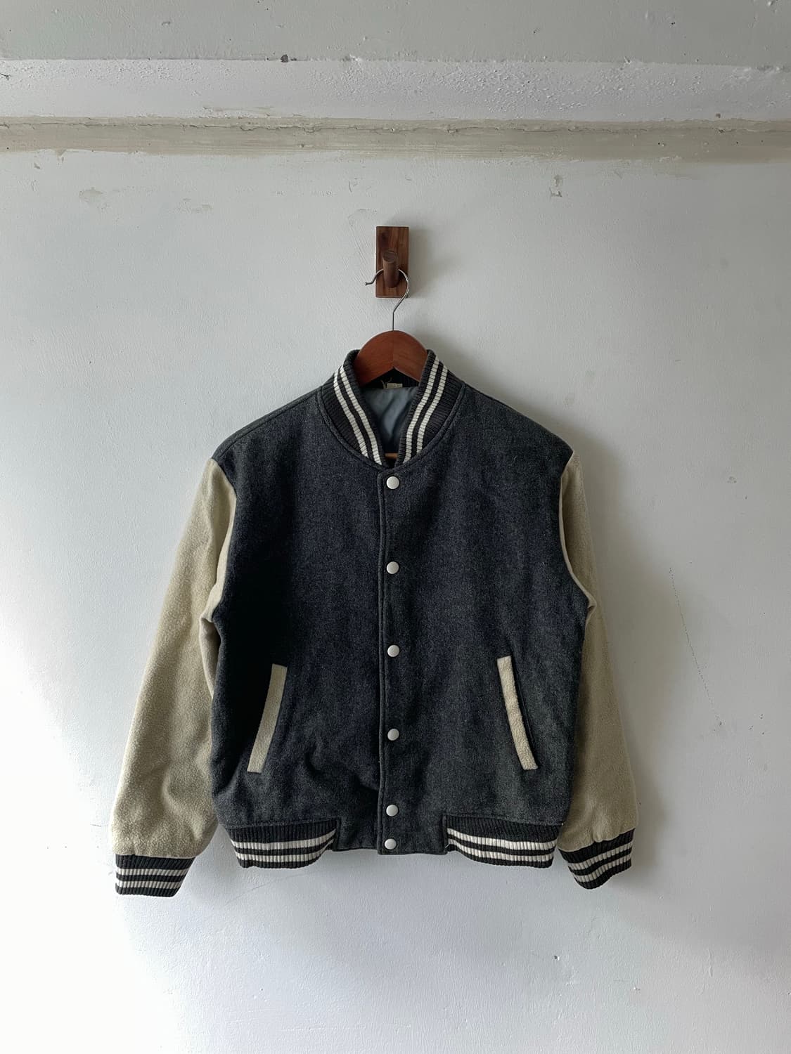 90's JPN Vintage Wool Gray Jacket 상품이미지2