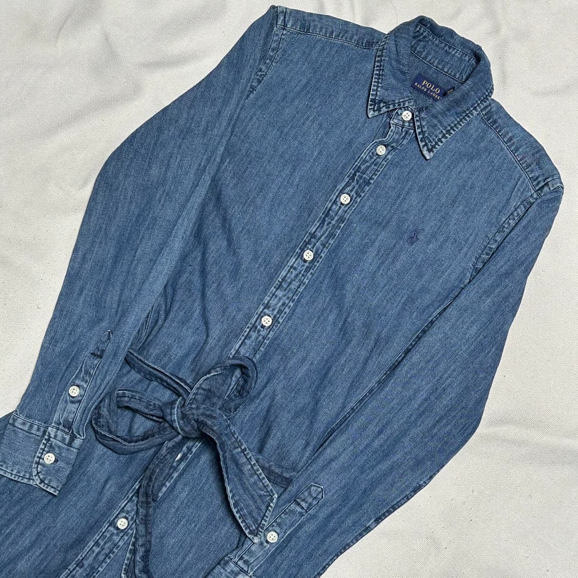 0 폴로랄프로렌 샴브레이 원피스 상품이미지1