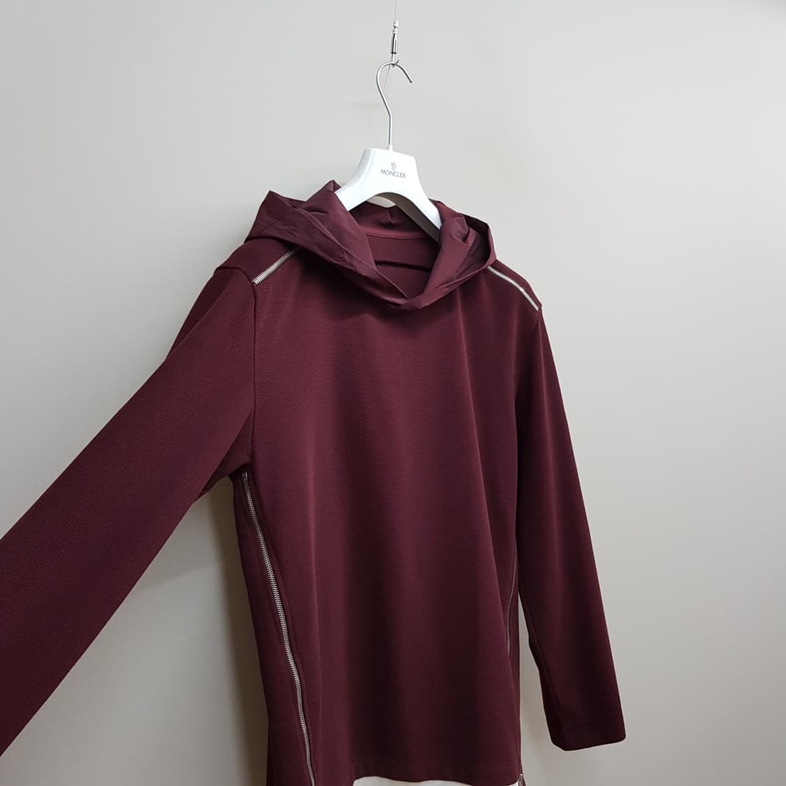 한섬 시스템 지퍼 디테일 후드티 100사이즈 상품이미지3