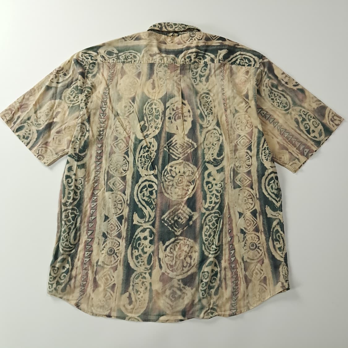 CK383 L 팀버랜드 90s 에스닉 페이즐리 반팔 셔츠 남방 상품이미지7