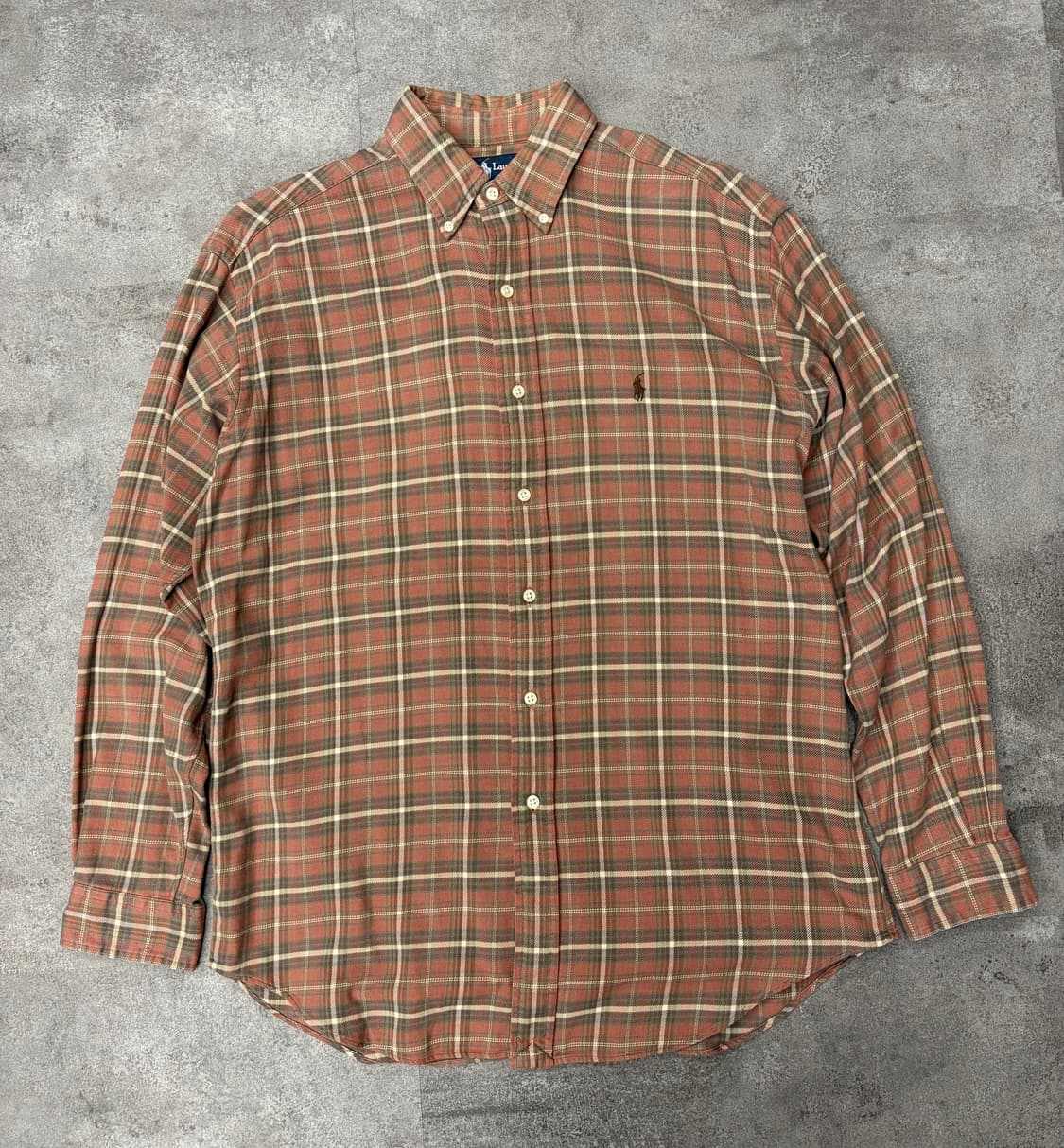 폴로 랄프로렌 플란넬 체크 셔츠 상품이미지1