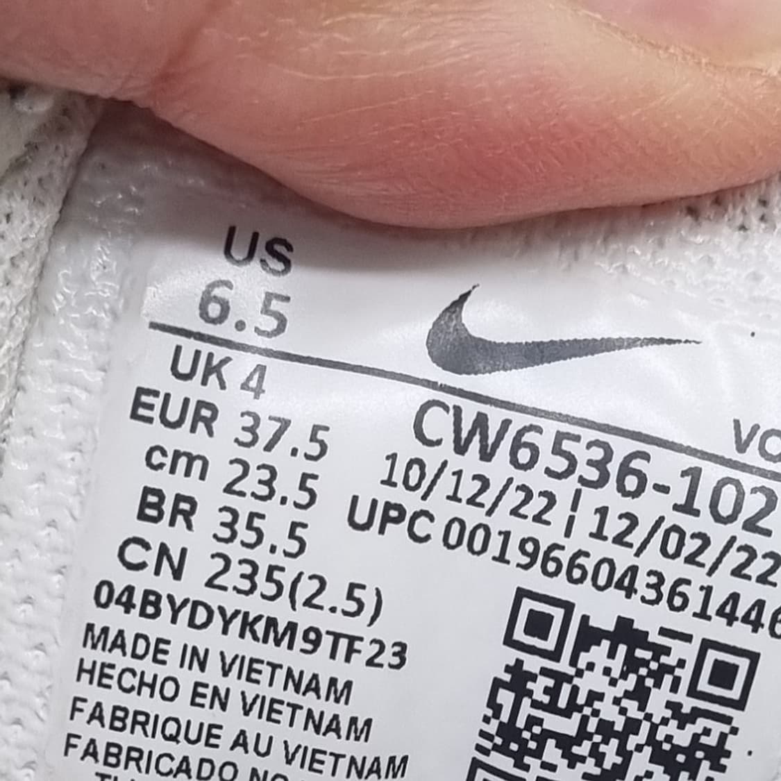 나이키 코트비전알타 화이트 운동화 235 상품이미지6