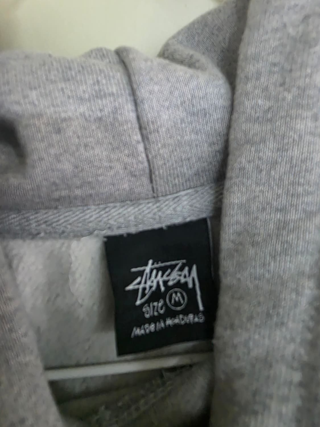 스투시 후드티 M 회색 상품이미지4