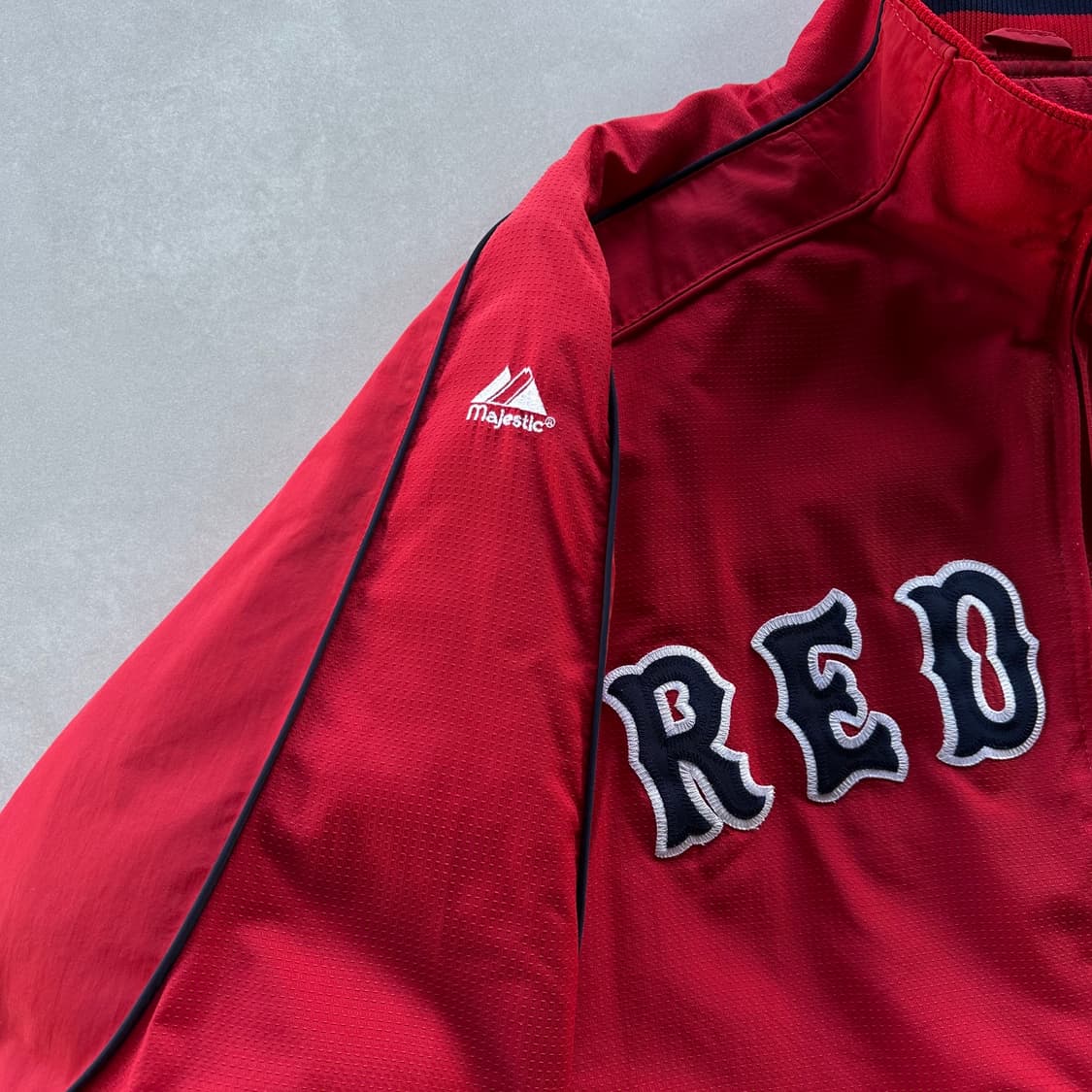 [M]마제스틱 어센틱 보스턴 레드삭스 스타디움 자켓 상품이미지5