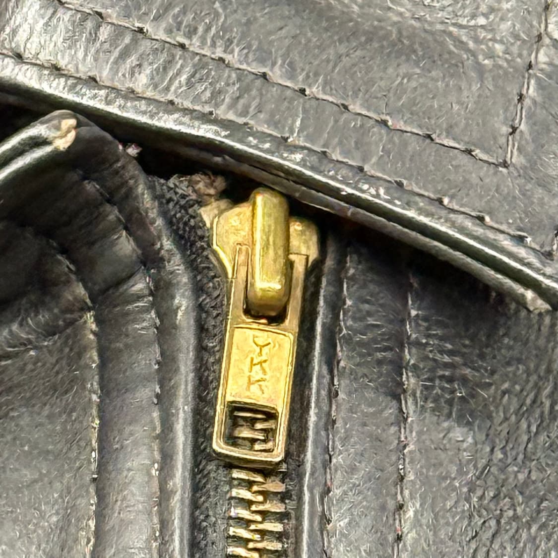 [정품] 빈티지 리얼레더 라이더자켓 b8 상품이미지7