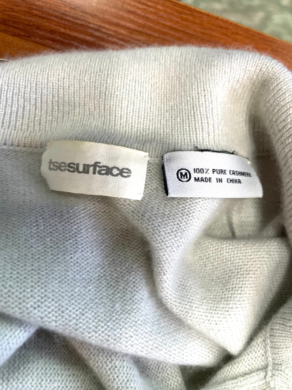 Tse 캐시미어100% 반팔 카라니트 55~66 상품이미지9