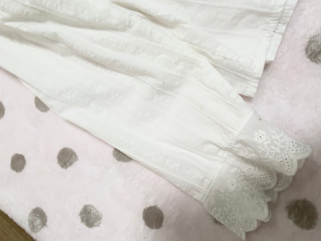 빈티지 화이트 레이스 블라우스 상품이미지8