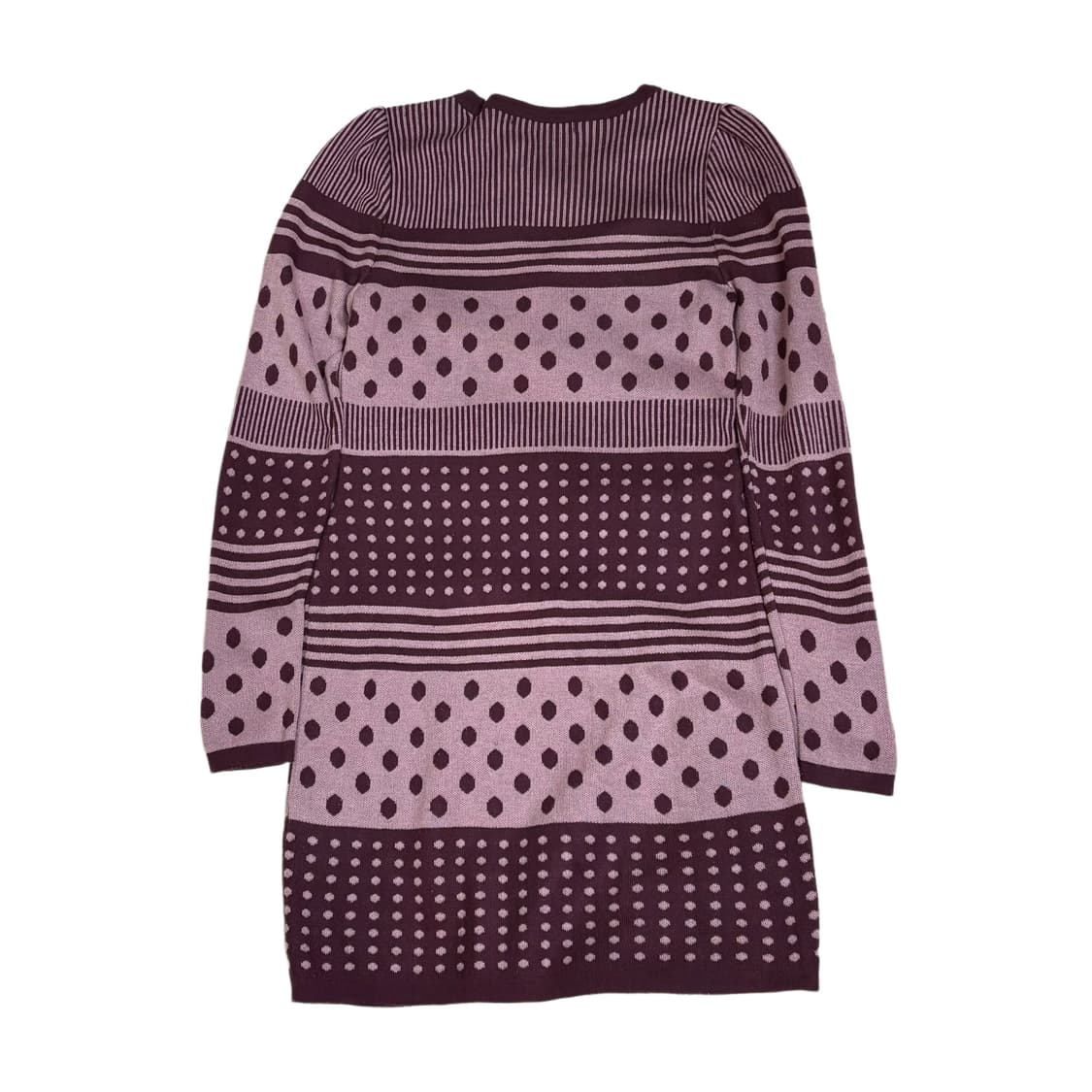 빈티지 Soup 핑크 도트 스트라이프 니트 원피스 상품이미지5