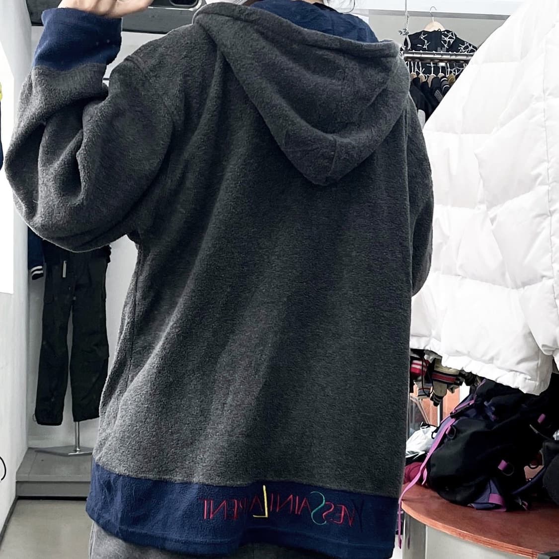 이브 생 로랑 90‘s YSL 플리스 후드 자켓  상품이미지2
