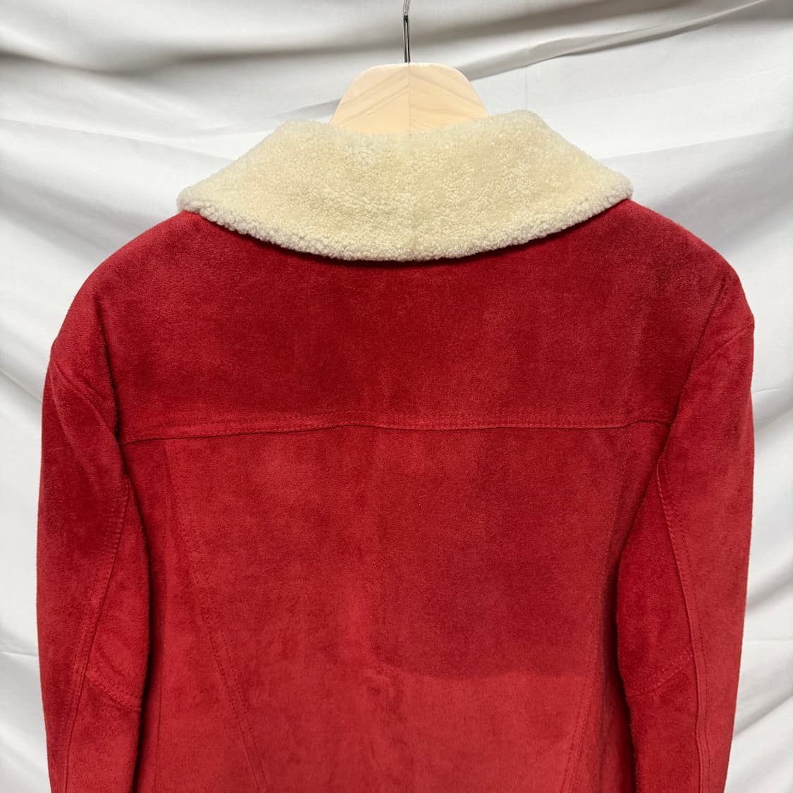 [S+급/52] 생로랑 스웨이드 데님 셰르파 자켓 상품이미지5