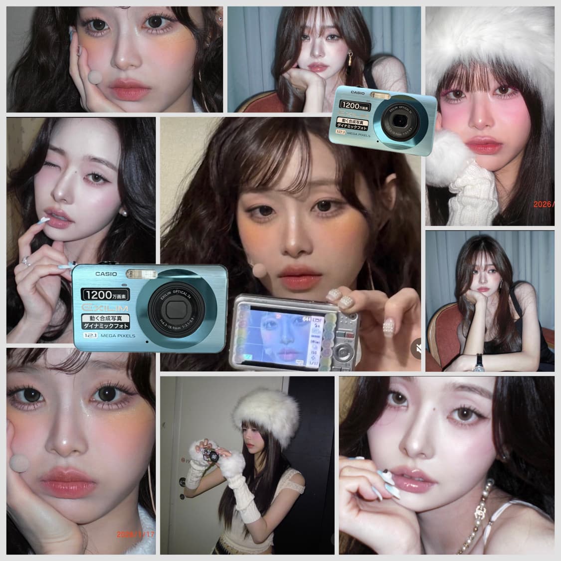 💙 츄 픽 업그레이드 버전💙카시오 엑슬림 EX-Z90 아쿠아블루🐬 상품이미지1