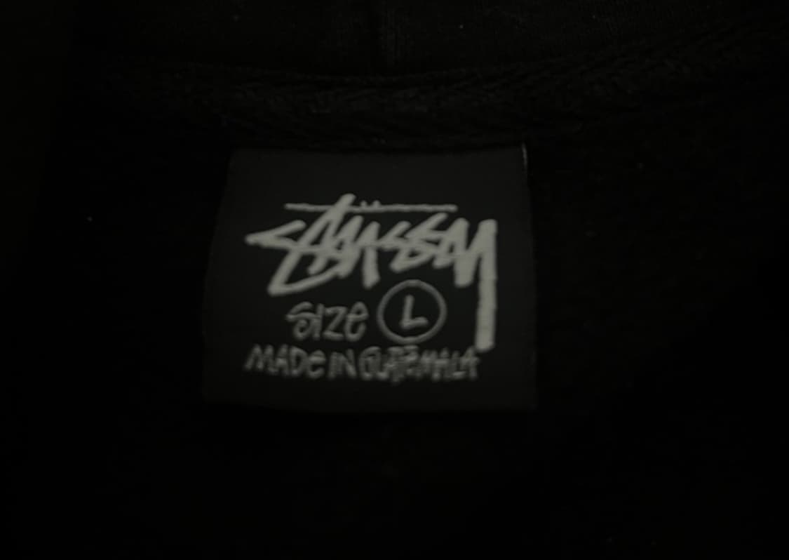 23SS 스투시 사라 후드집업 워시드 블랙 상품이미지3