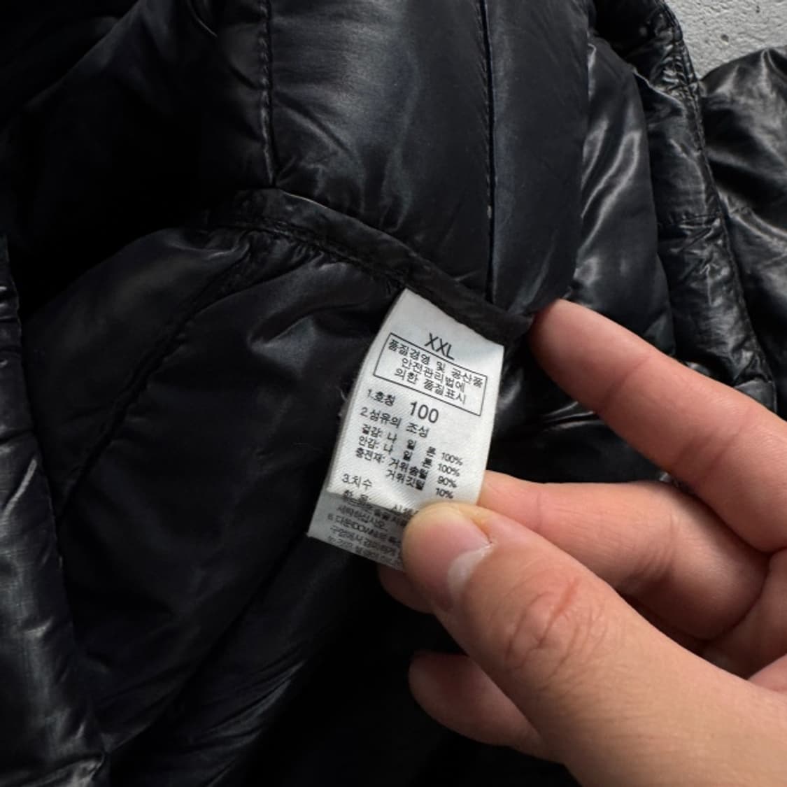 100 노스페이스 경량패딩 상품이미지6