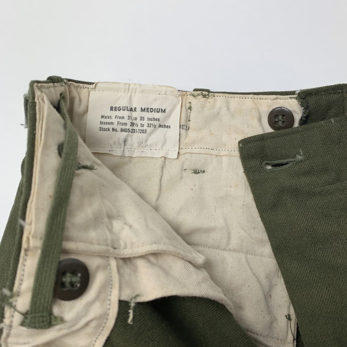 [M/정품] Amry 미군 아미 50s M51 남성 울팬츠 상품이미지5